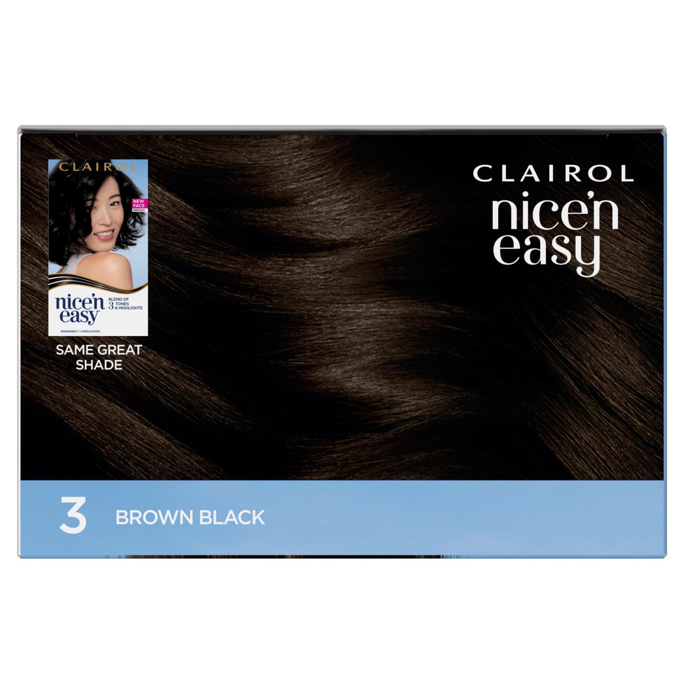 Clairol Nice 'N Easy Permanent Hair Color - 3 Brown Black; image 6 of 10