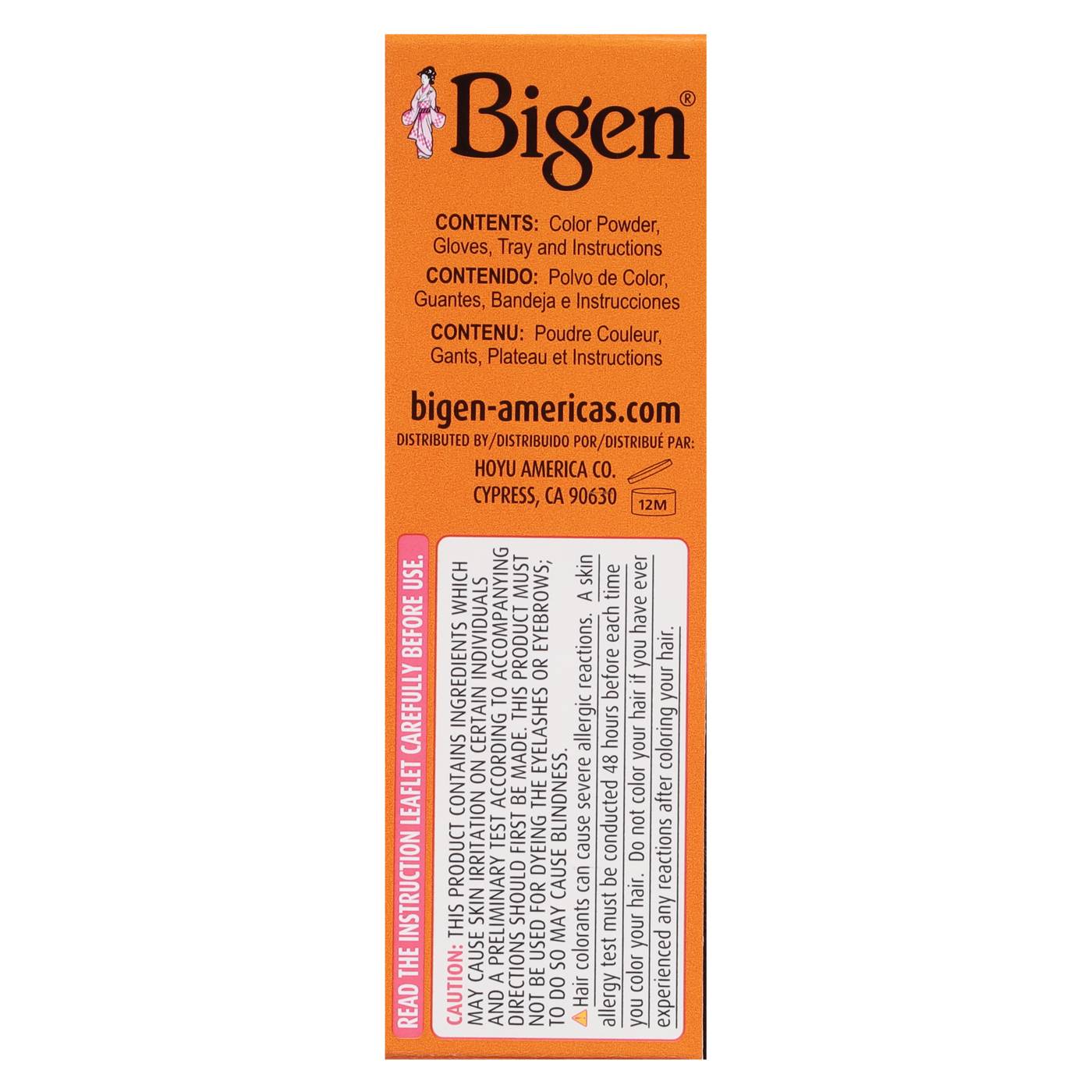 Bigen Permanent Powder Hair Color - 59 Oriental Black; image 2 of 5