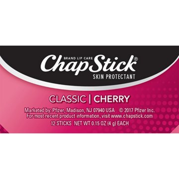 ChapStick Lip Balm Tube - Classic Cherry, 0.15 oz
