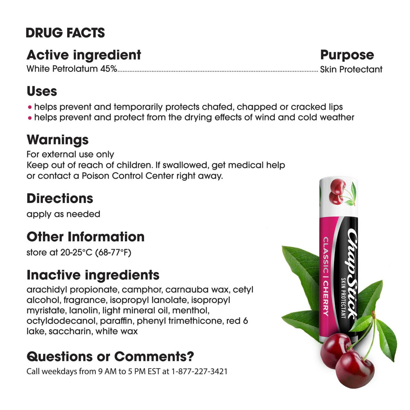 ChapStick Lip Balm Tube - Classic Cherry; image 6 of 8