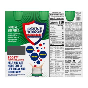 BOOST High Protein Nutritional Drink - Creamy Strawberry, 6 pk