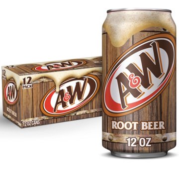 A&W Root Beer Caffeine Free Soda 12 pk Cans