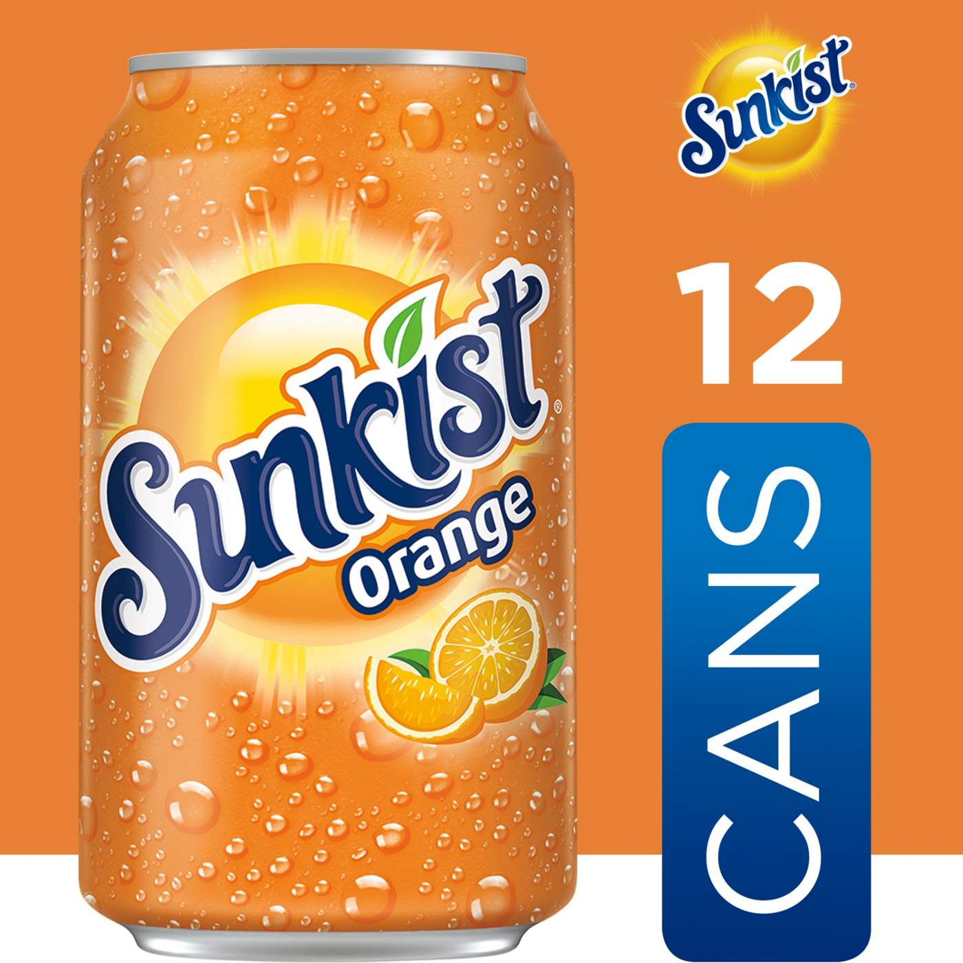 Sunkist Orange Soda 12 pk Cans; image 6 of 7