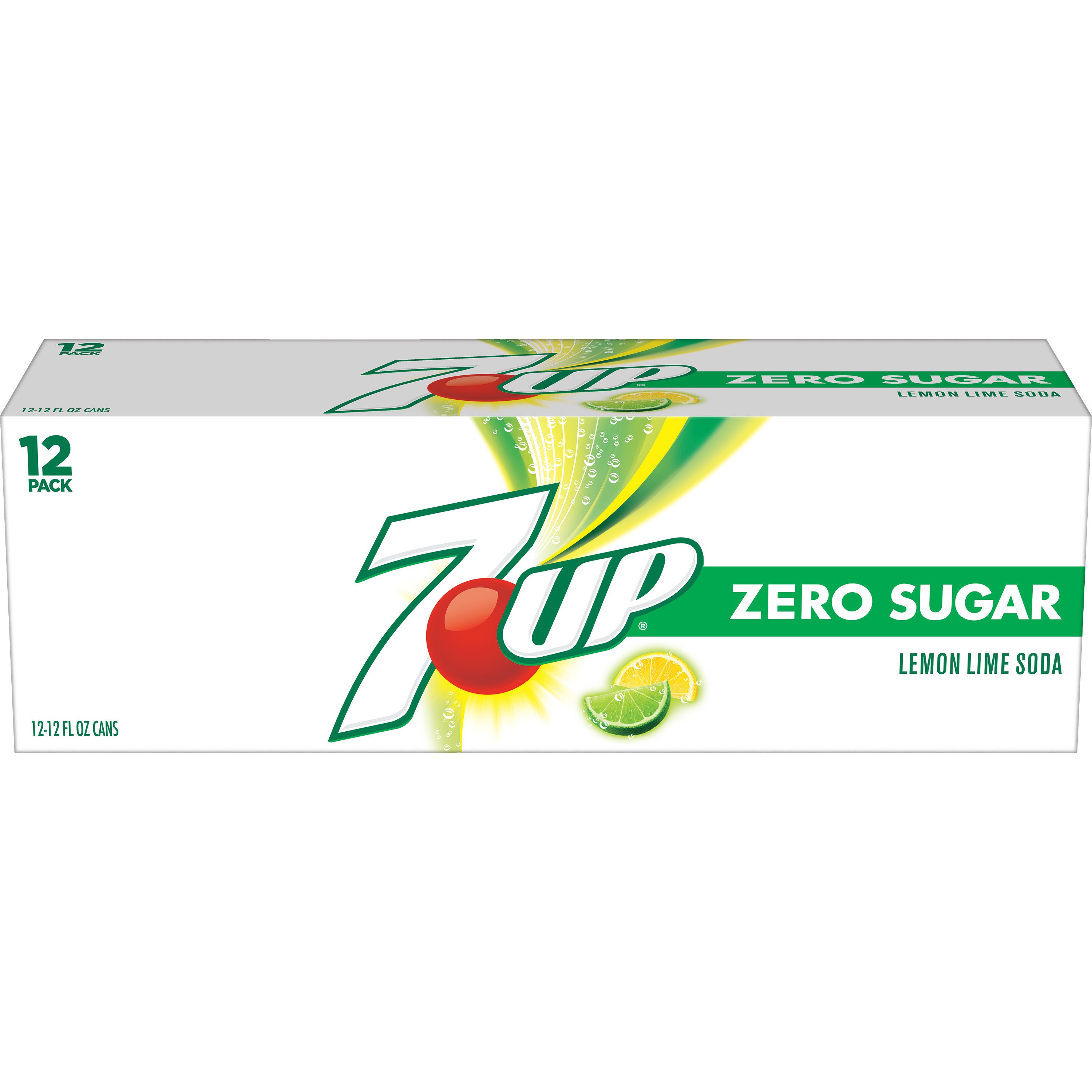 7UP Caffeine Free Lemon Lime Soda Pop, 12 fl oz, 12 Pack Cans