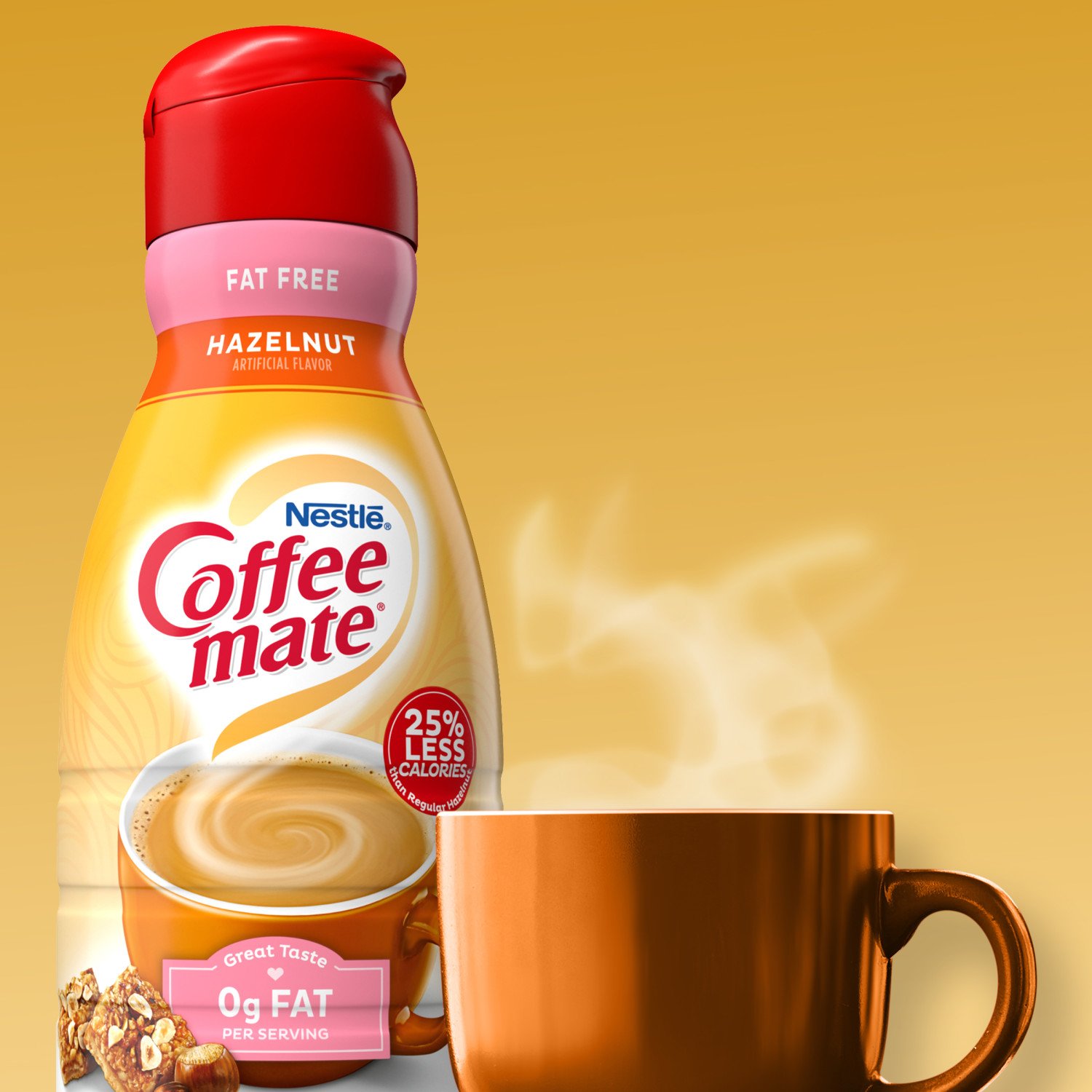 coffee mate hazelnut creamer fat free