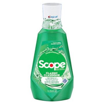 Crest Scope Classic Original Mouthwash, 33.8 oz