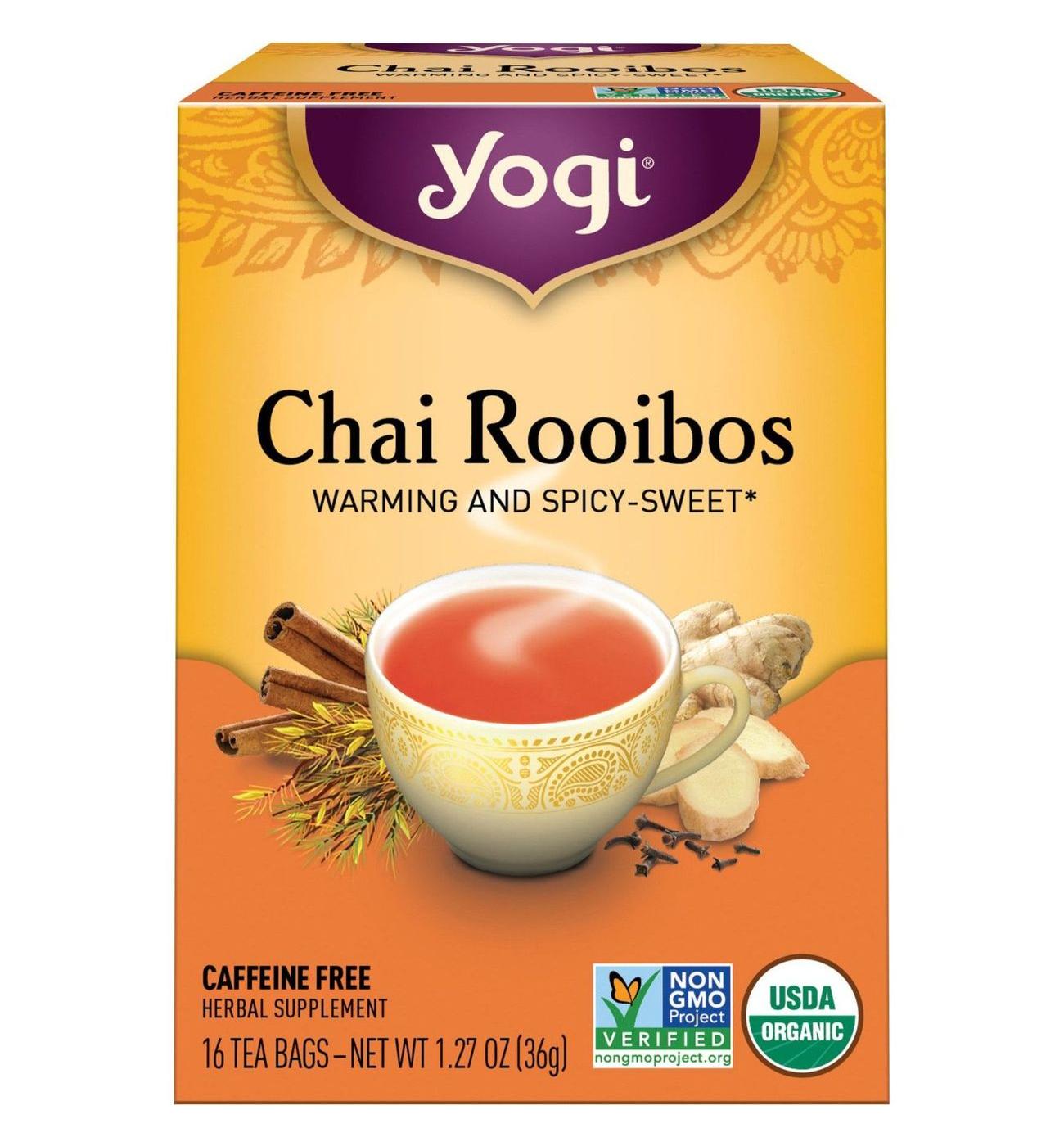 Yogi Chai Rooibos Tea; image 1 of 3