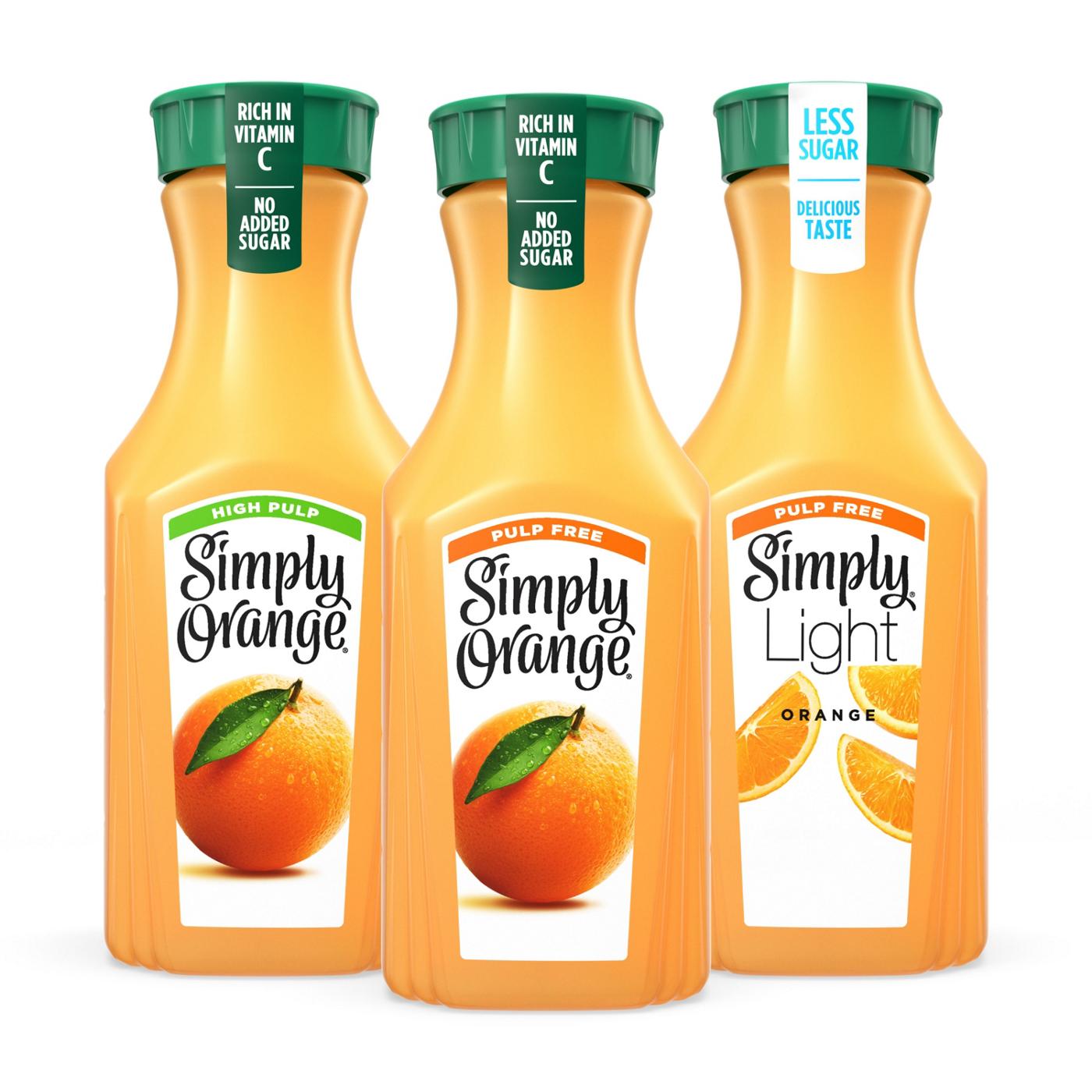 Simply Orange Pulp Free 100% Pure Squeezed Orange Juice; image 8 of 13