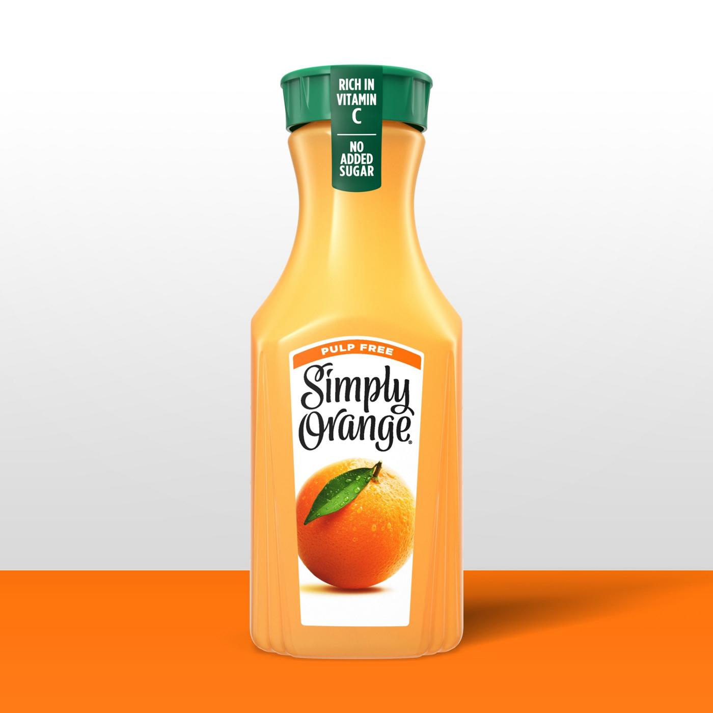Simply Orange Pulp Free 100% Pure Squeezed Orange Juice; image 9 of 13