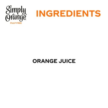 Simply Orange Pulp Free 100% Pure Squeezed Orange Juice, 46 oz