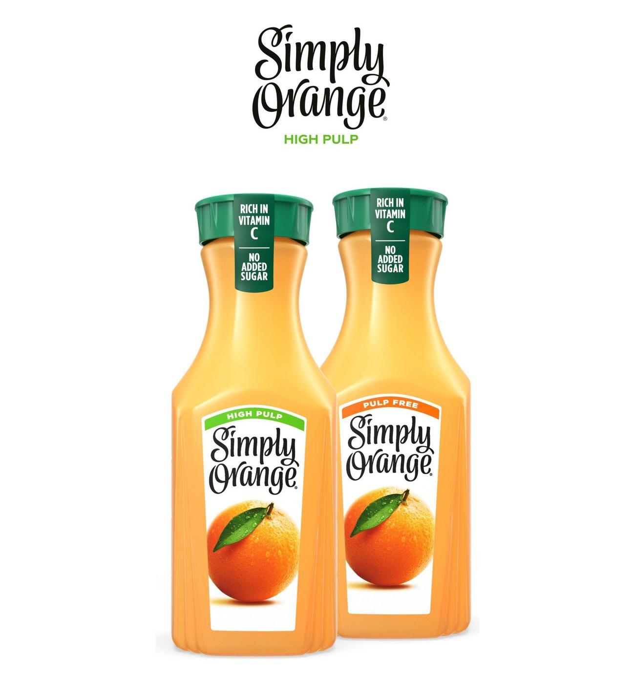 Simply Orange High Pulp Orange Juice; image 11 of 13