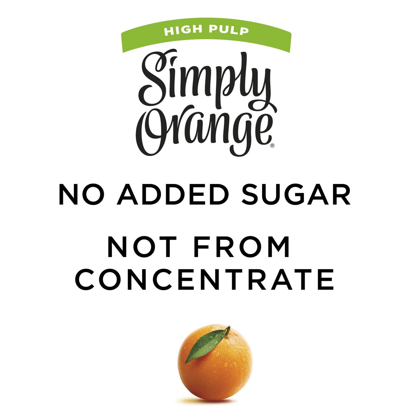 Simply Orange High Pulp Orange Juice; image 2 of 13