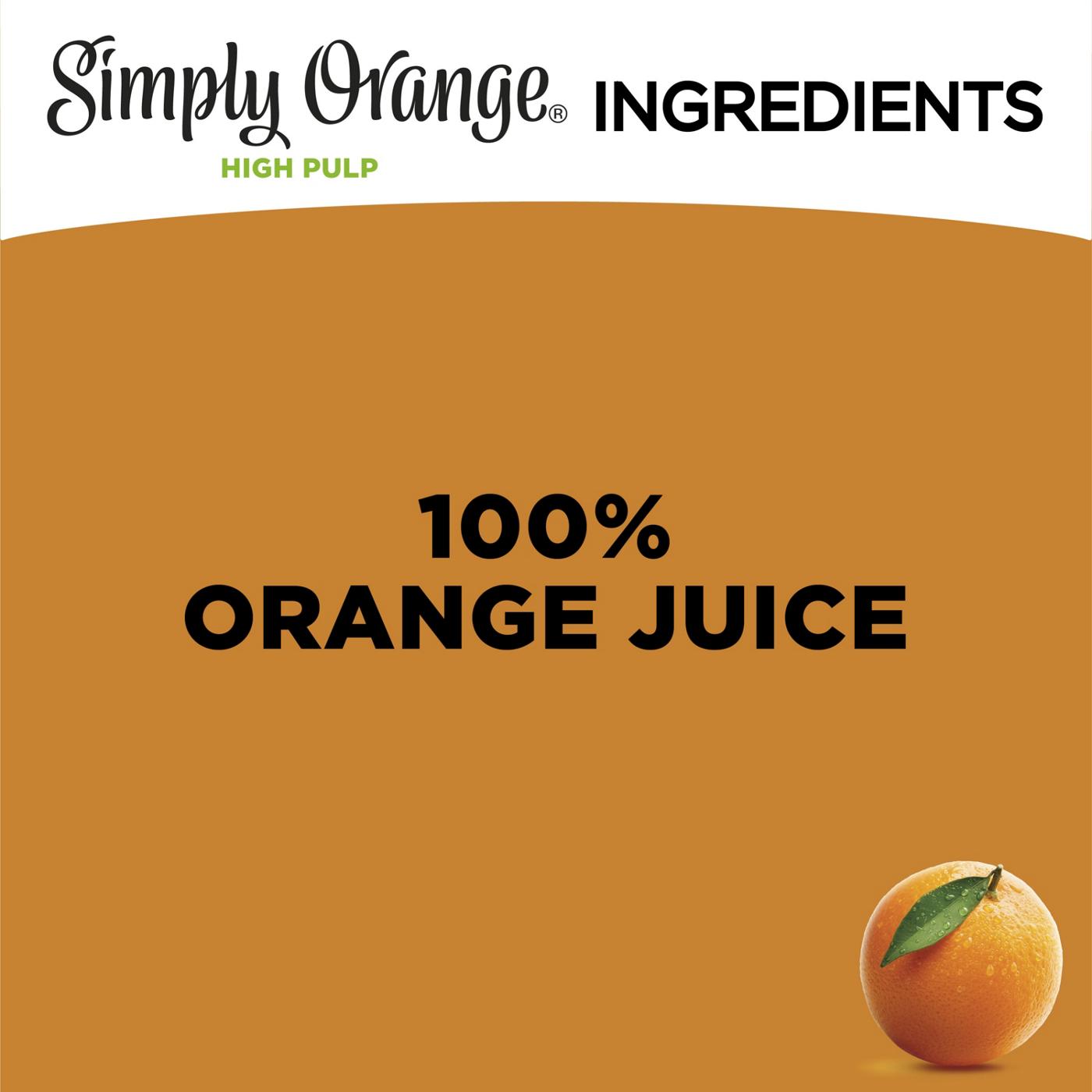 Simply Orange High Pulp Orange Juice; image 3 of 13