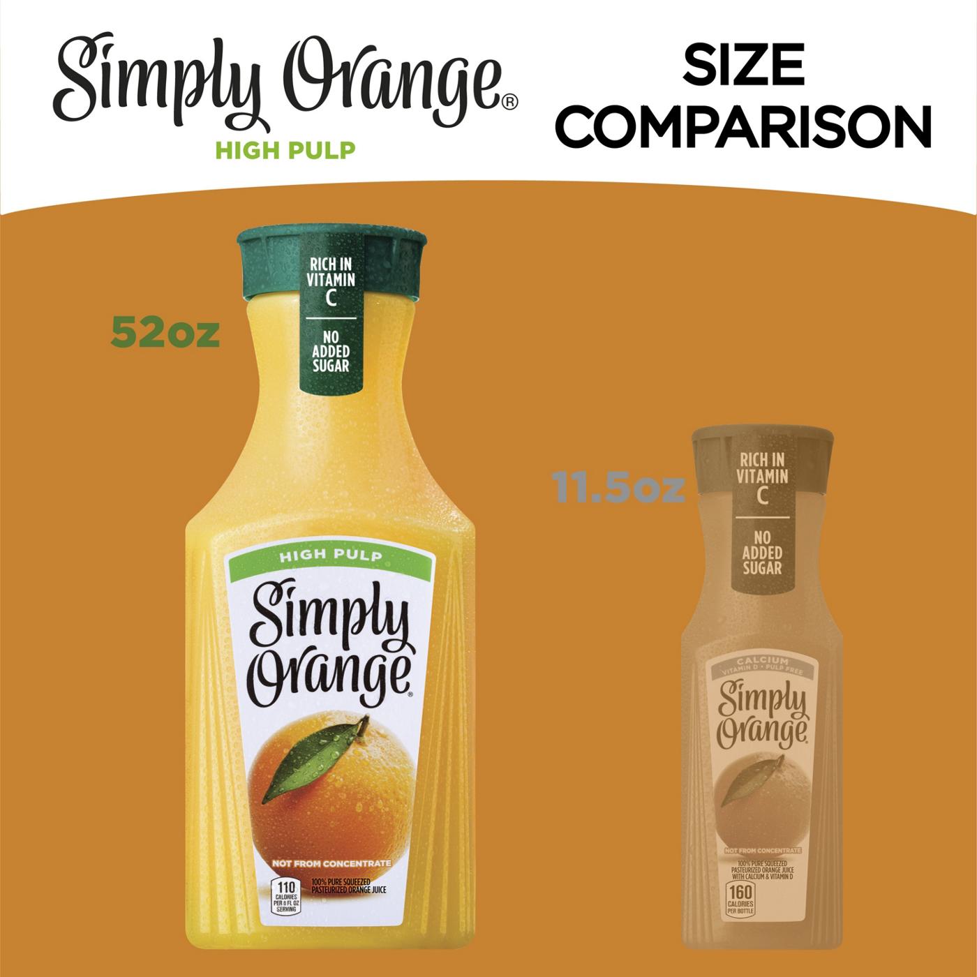Simply Orange High Pulp Orange Juice; image 5 of 13