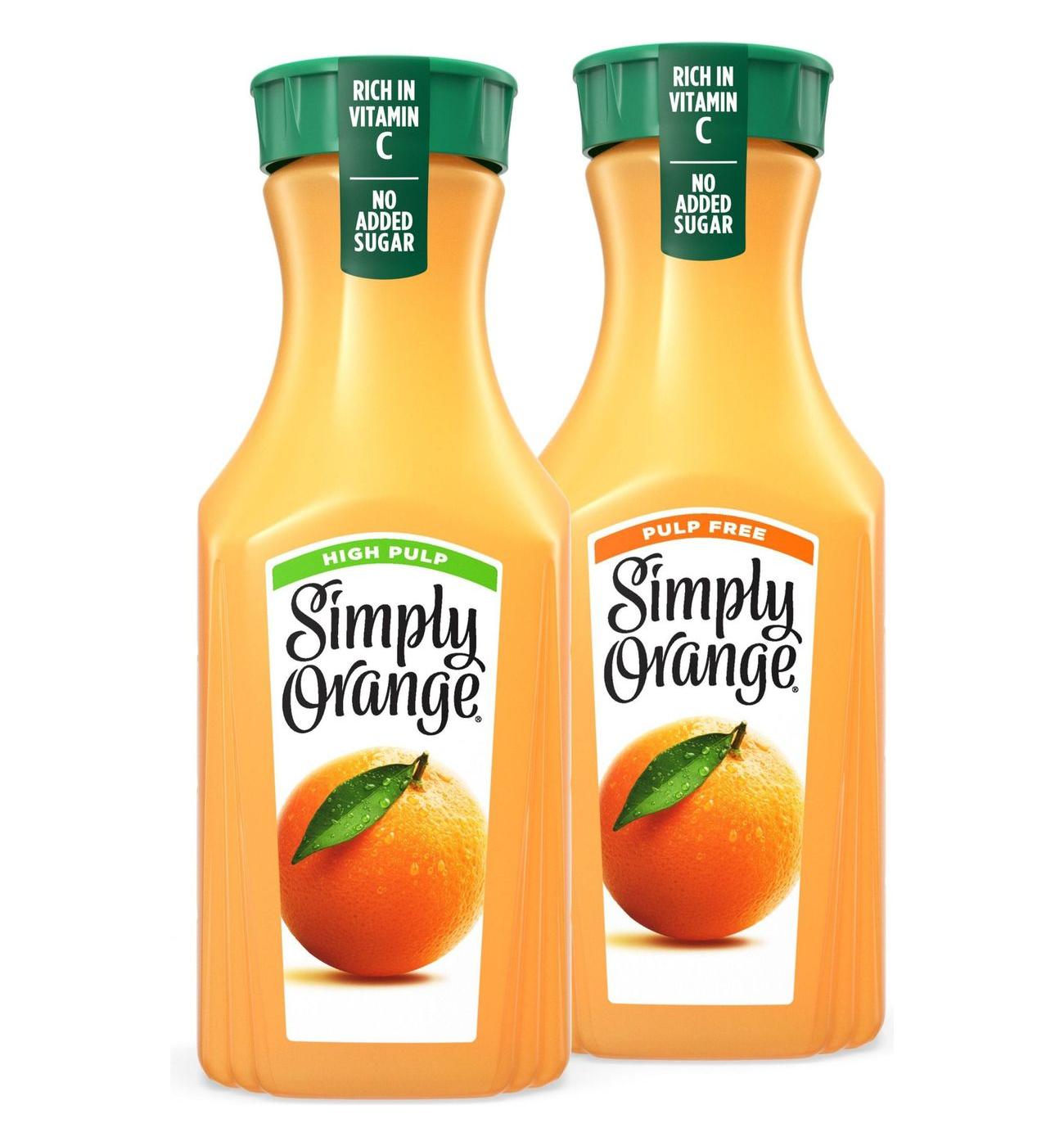 Simply Orange High Pulp Orange Juice; image 6 of 13