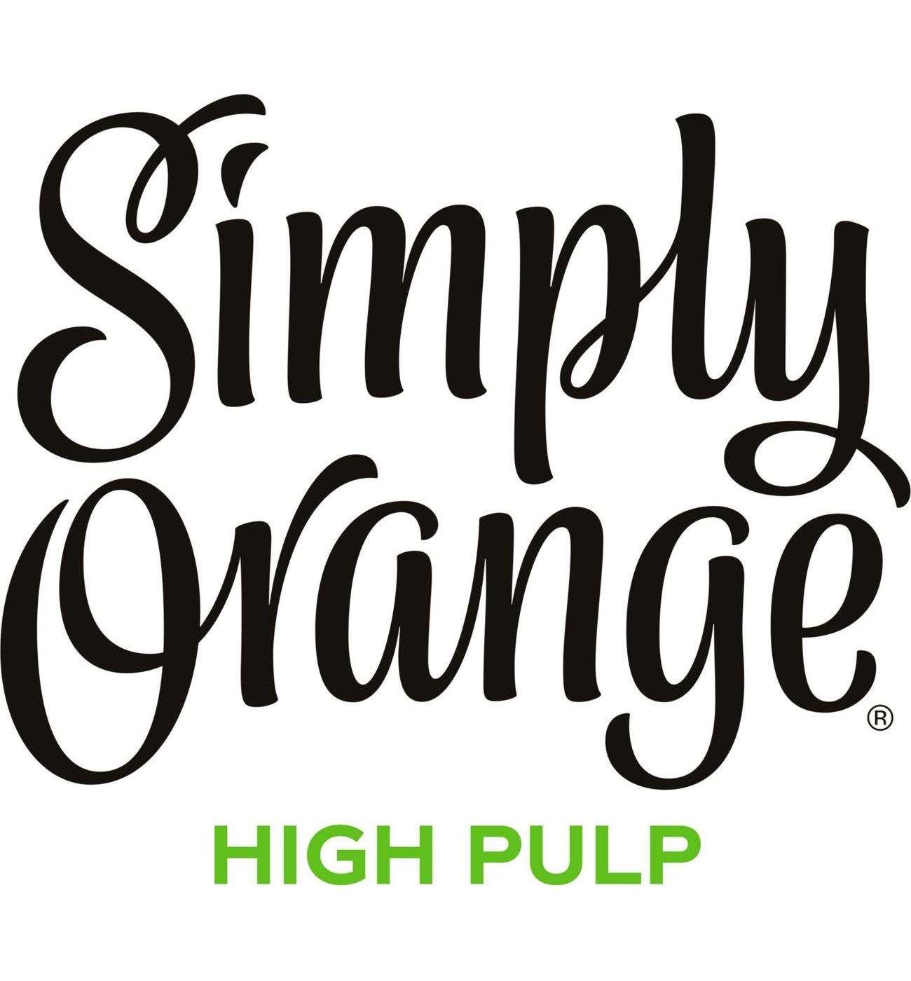 Simply Orange High Pulp Orange Juice; image 8 of 13