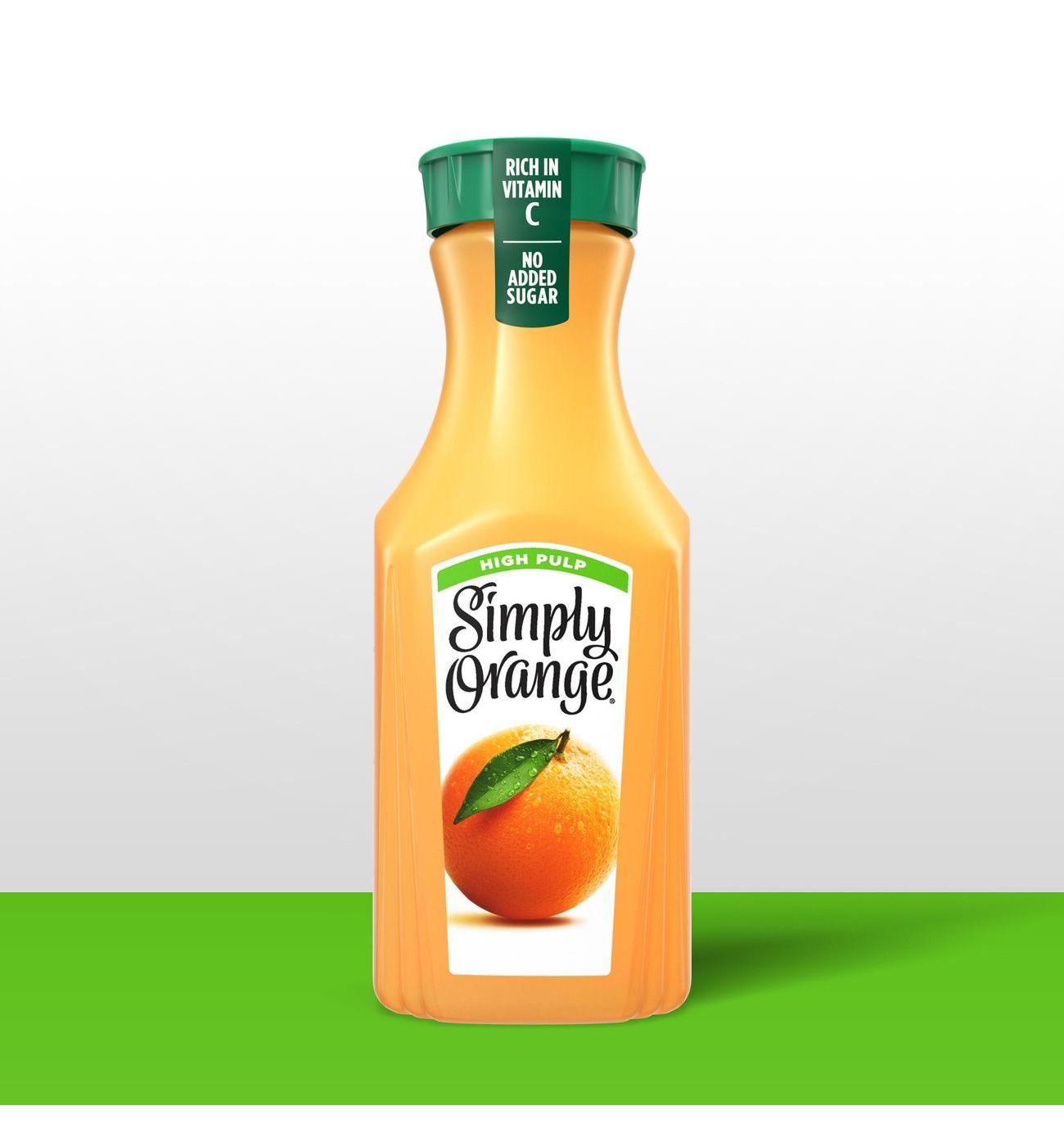 Simply Orange High Pulp Orange Juice; image 9 of 13