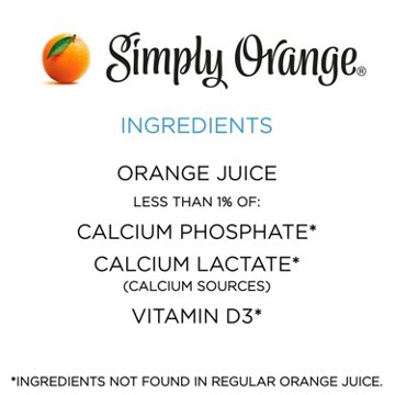 Simply Orange Pulp Free Orange Juice with Calcium & Vitamin D, 46 oz