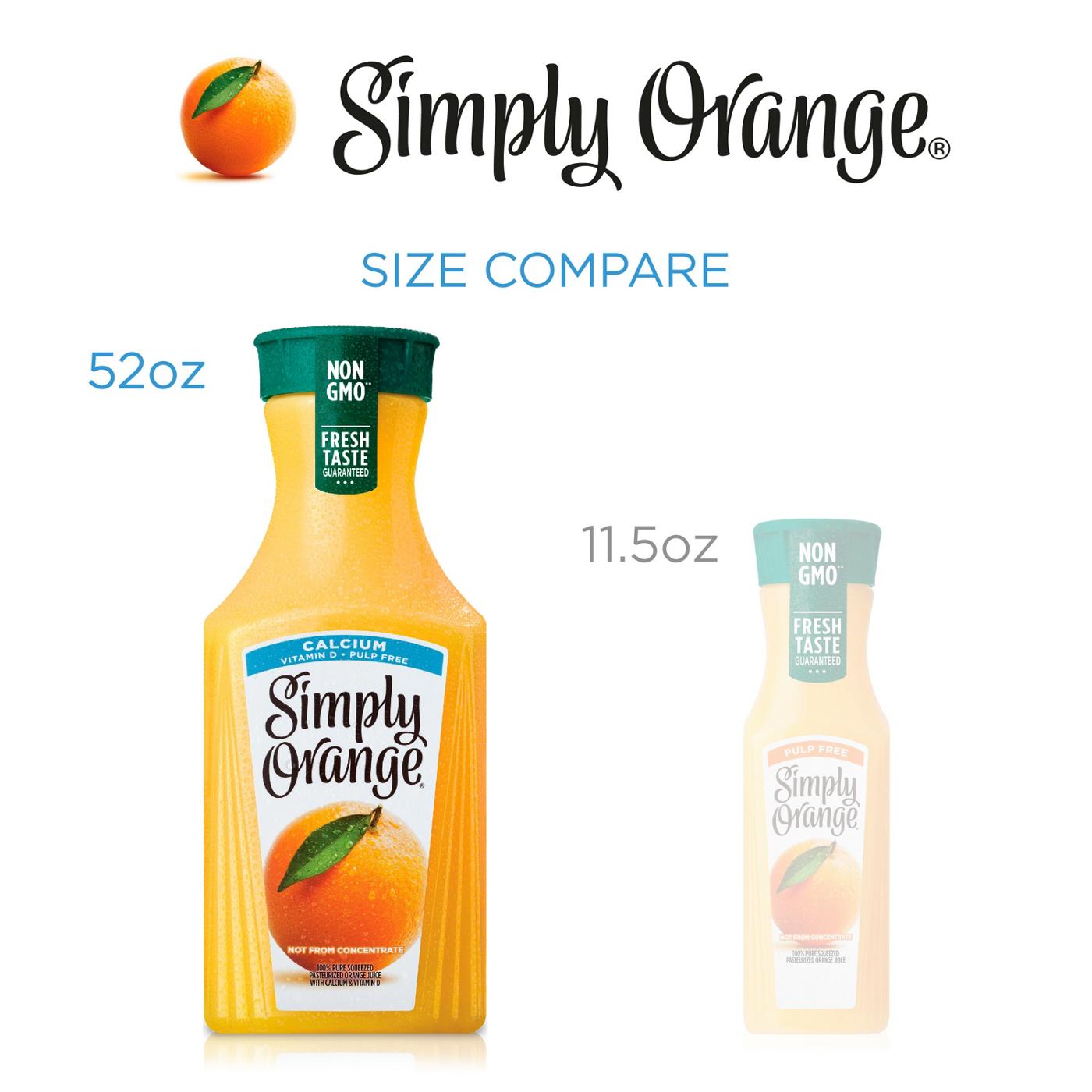 Simply Orange Pulp Free Orange Juice with Calcium & Vitamin D; image 3 of 5