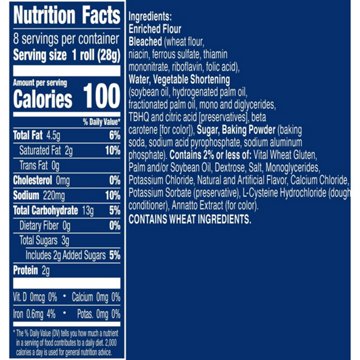 Pillsbury Butter Flake Crescent Dinner Rolls, 8 ct