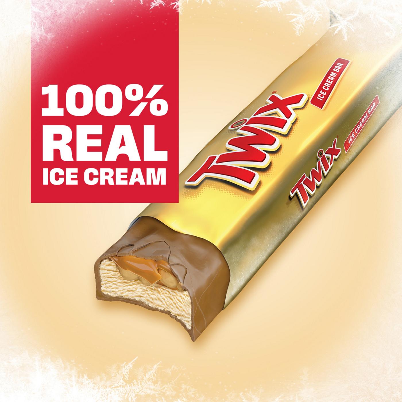 Twix Vanilla Caramel Chocolatey Cookie Ice Cream Bars; image 4 of 10
