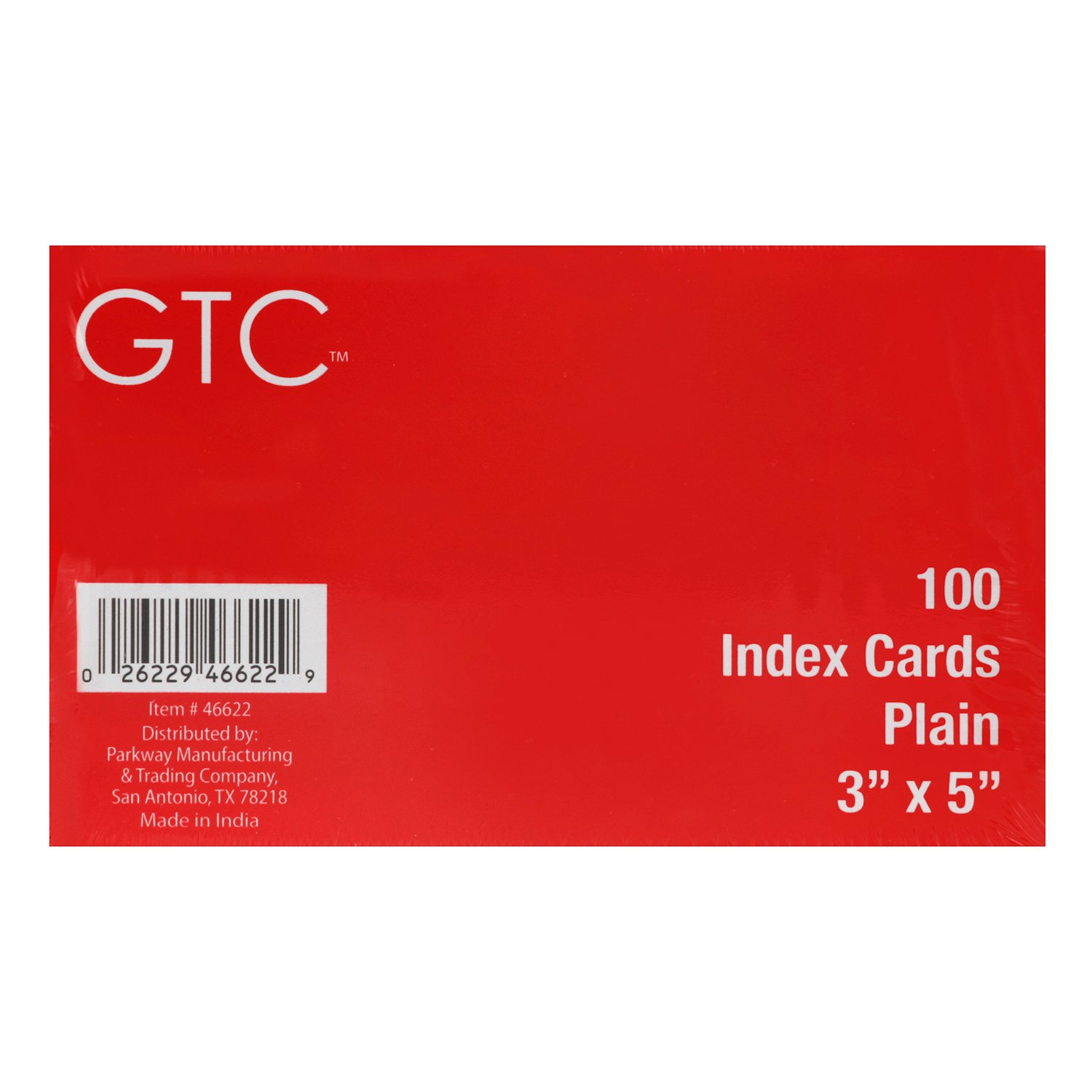 GTC Plain 3x5 in Index Cards Shop Sticky Notes & Index Cards at HEB