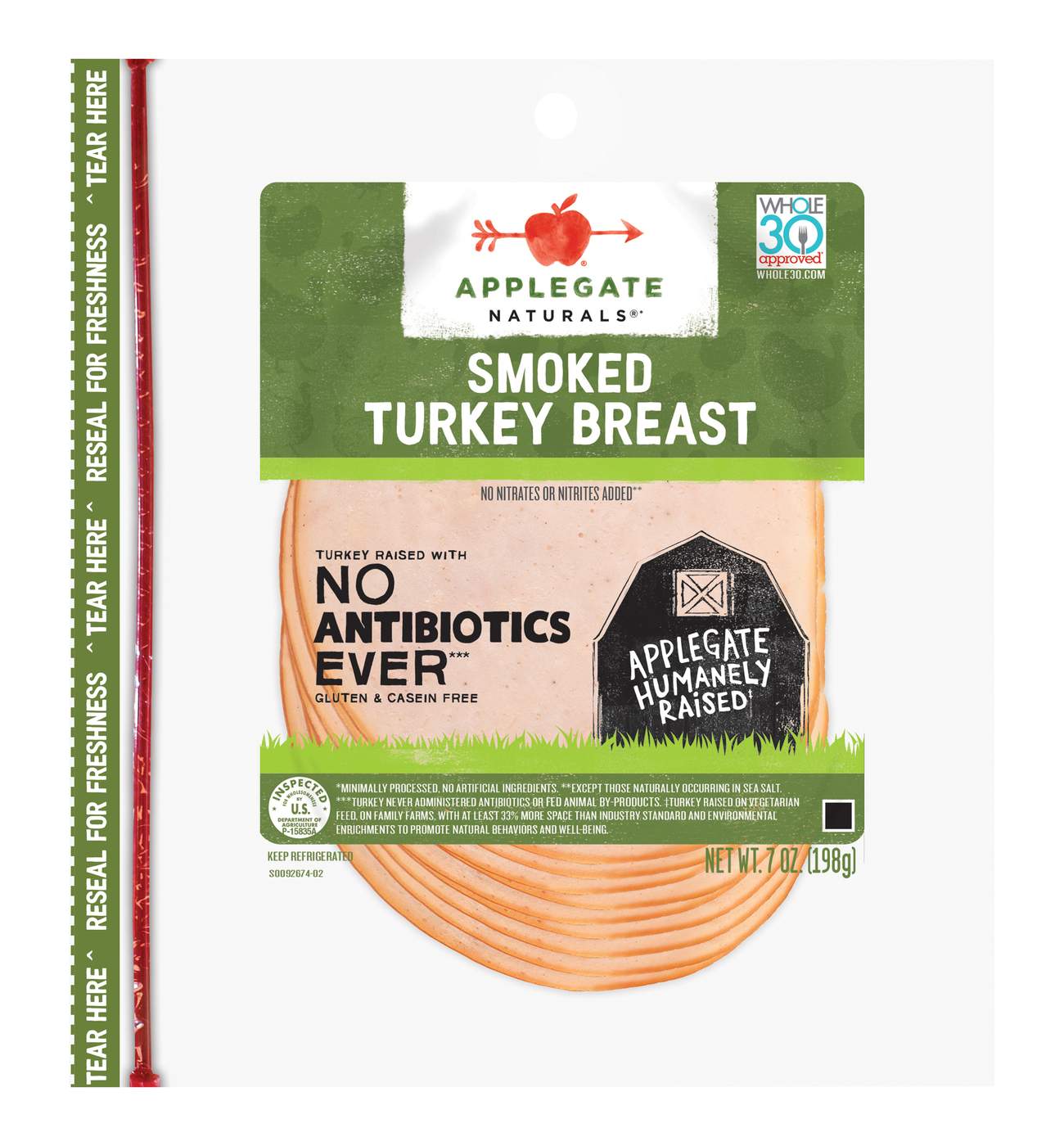 Applegate Naturals Smoked Turkey Breast; image 1 of 2