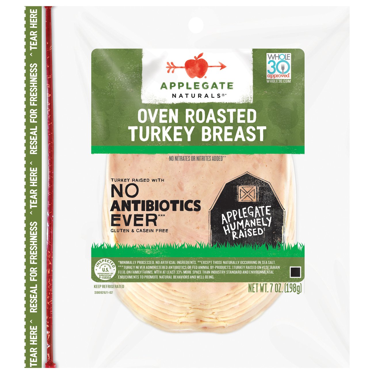 Applegate Naturals Oven Roasted Turkey Breast Shop Meat at HEB