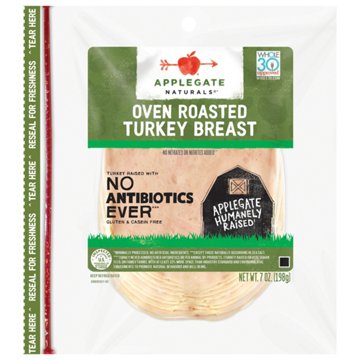 Applegate Naturals Oven Roasted Turkey Breast, 7 oz
