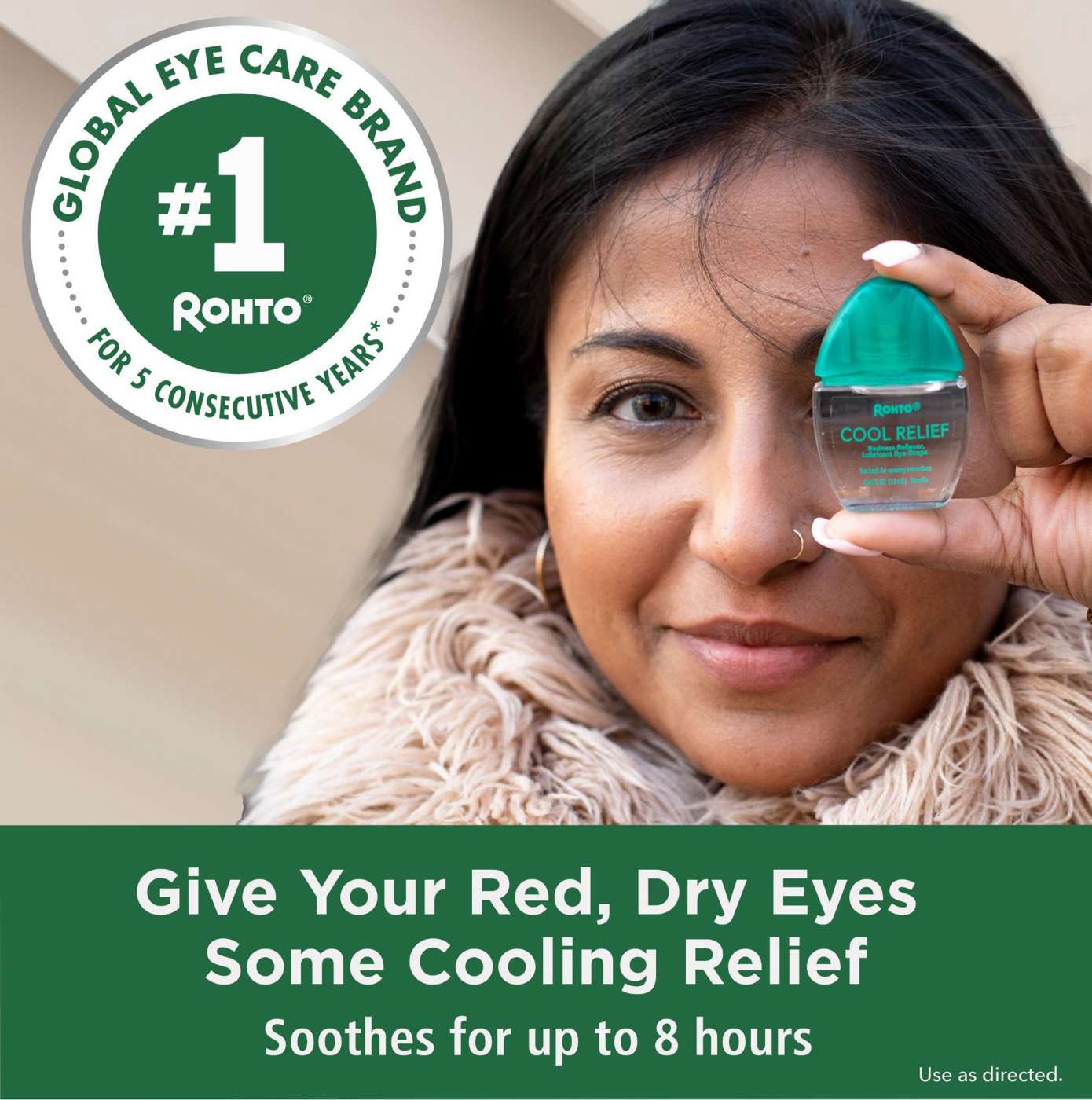 Rohto Cool Relief Lubricant Eye Drops; image 6 of 7