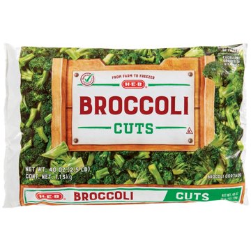 H-E-B Frozen Broccoli Cuts, 40 oz