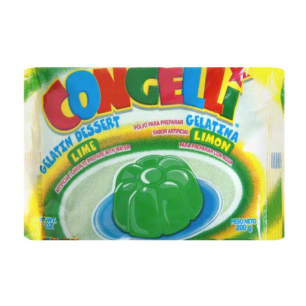 Congelli Lime Gelatin Dessert - Shop Pudding & gelatin mix at H-E-B