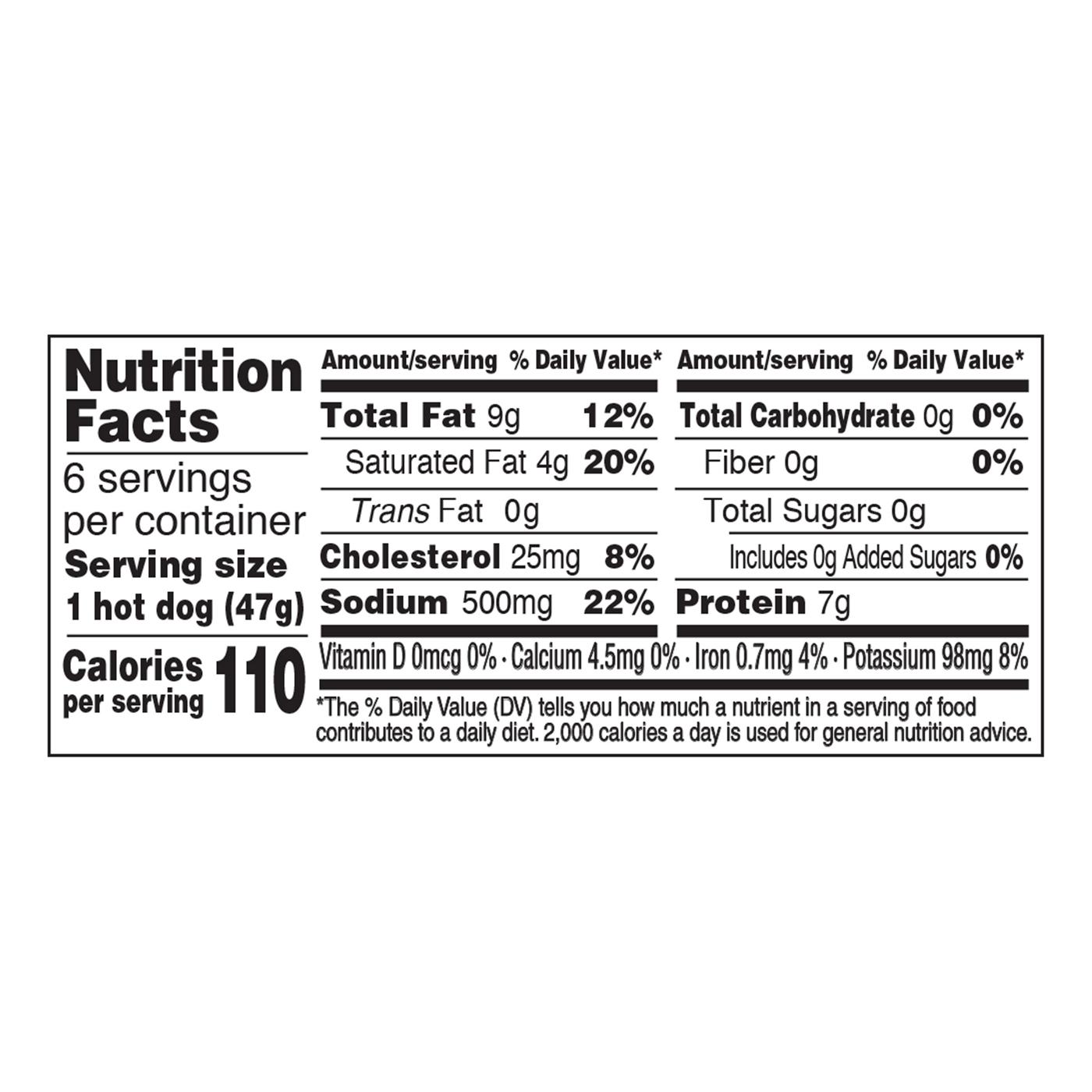 Applegate Naturals Uncured Beef Hot Dog; image 5 of 5