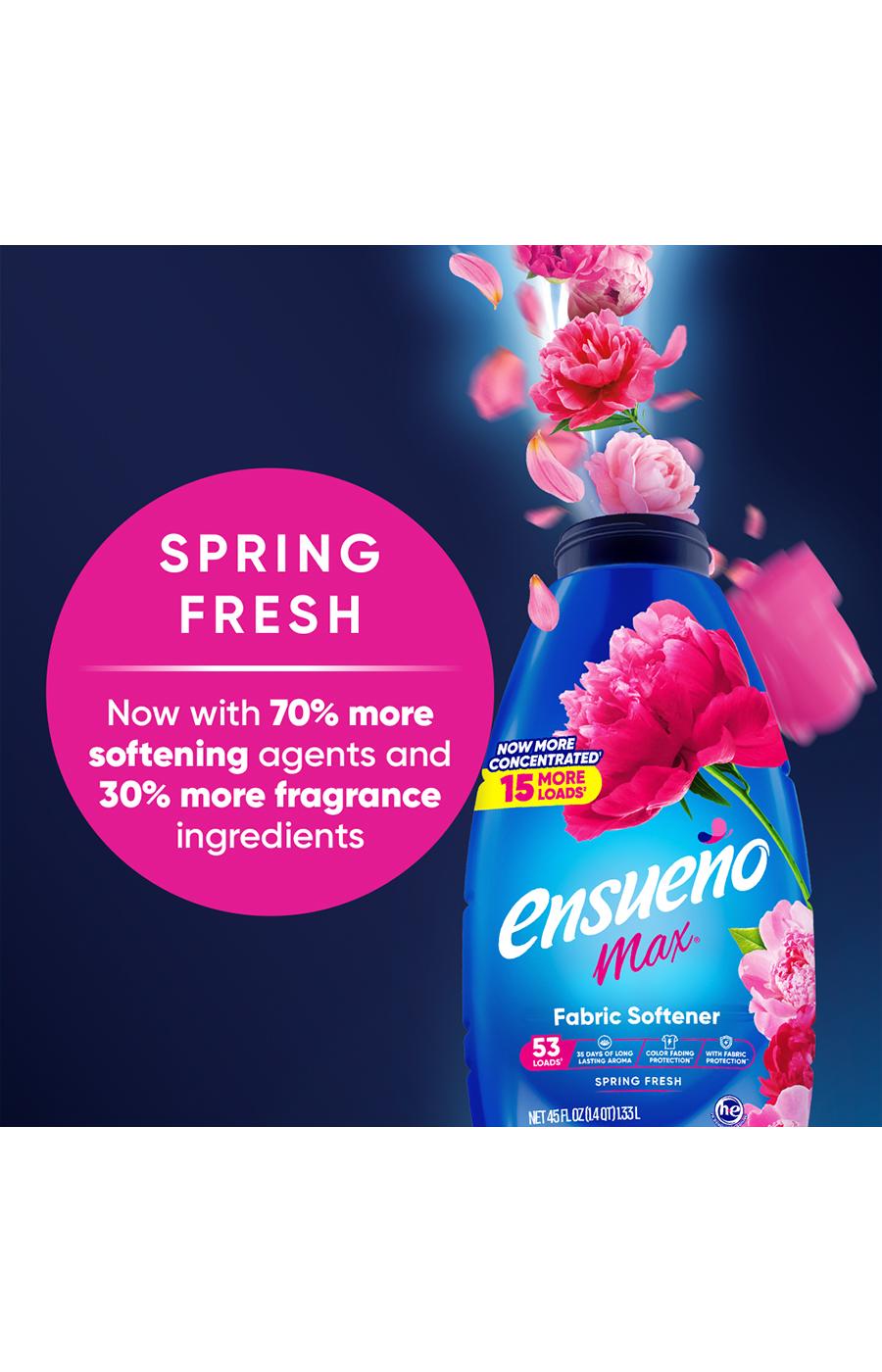 Ensueno Max Liquid Fabric Softener, 44 Loads - Spring Fresh; image 5 of 7