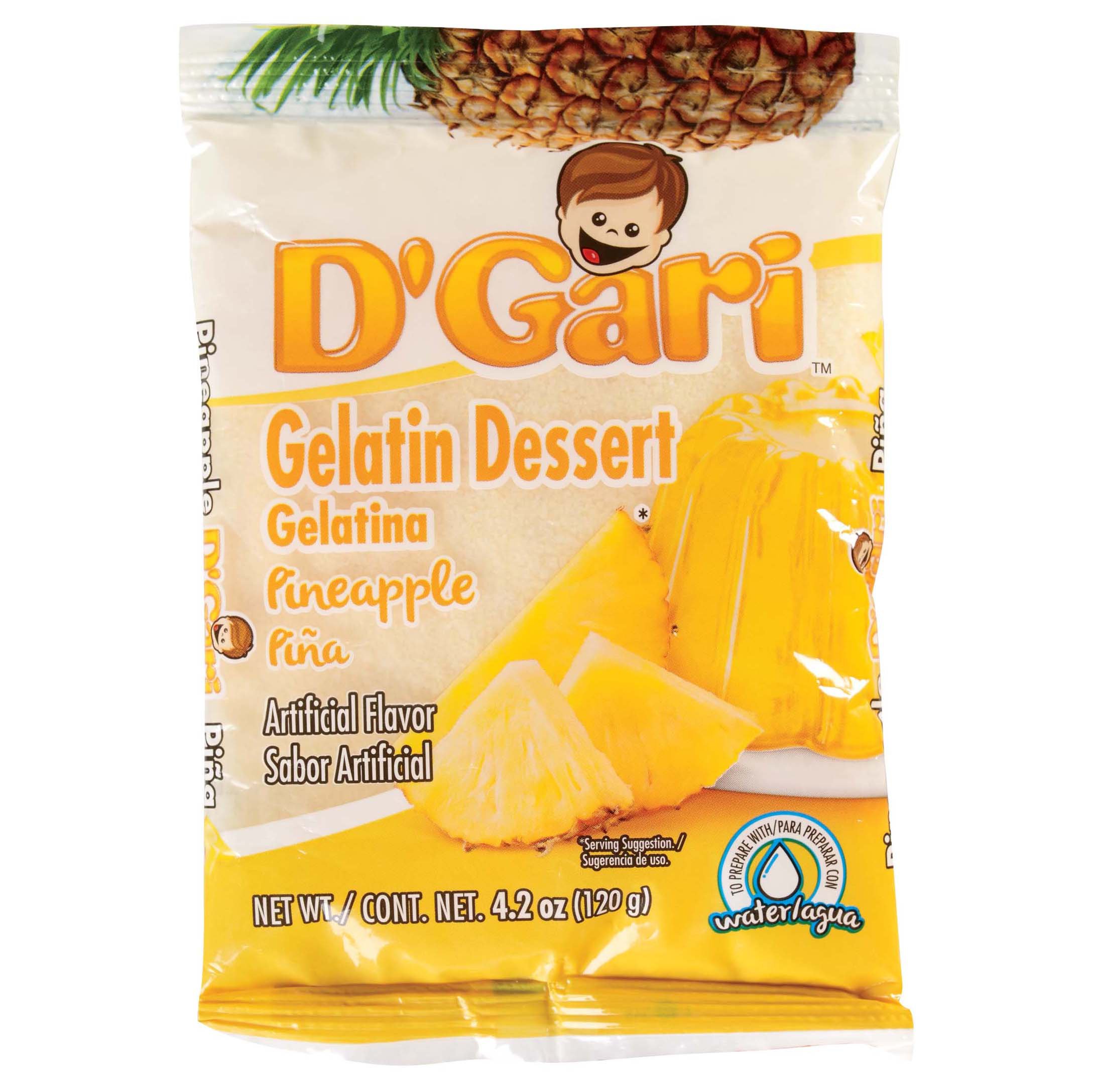D'Gari Pineapple Gelatin Dessert Mix Shop Pudding & Gelatin Mix at HEB
