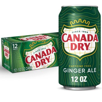 Canada Dry Ginger Ale Soda 12 pk Cans