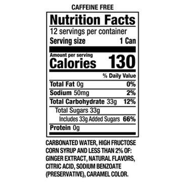 Canada Dry Ginger Ale Soda 12 pk Cans