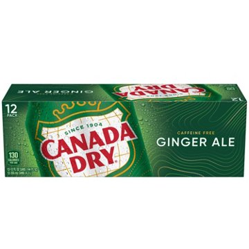 Canada Dry Ginger Ale Soda 12 pk Cans