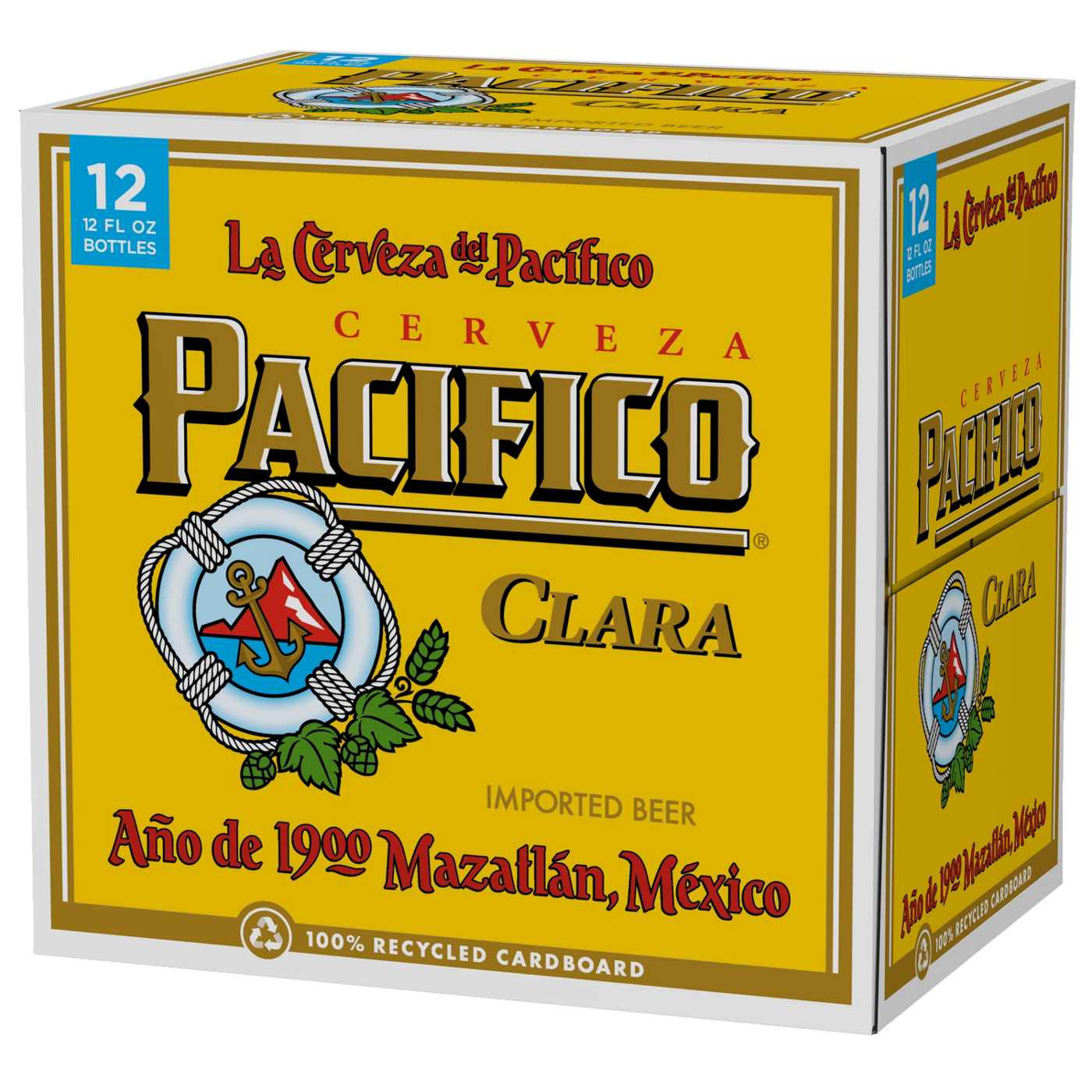 Pacifico Clara Mexican Lager Import Beer 12 oz Bottles, 12 pk; image 5 of 10