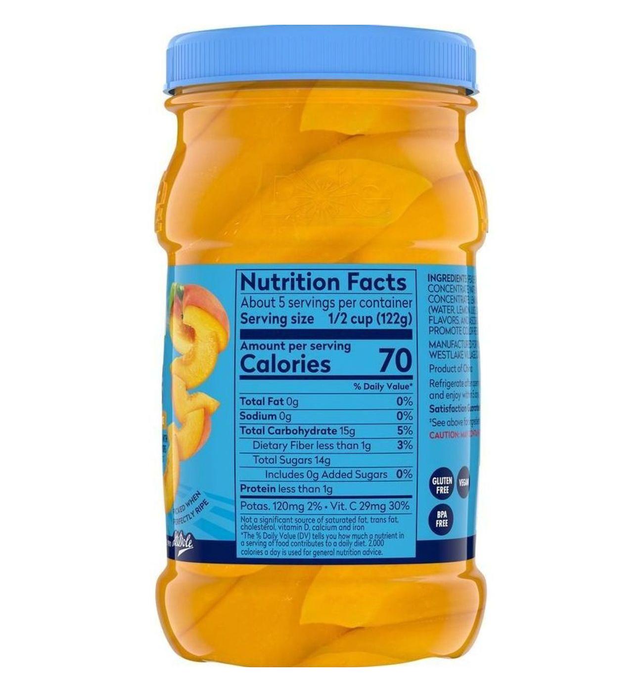 Dole Sliced Peaches in 100% Fruit Juice; image 2 of 4