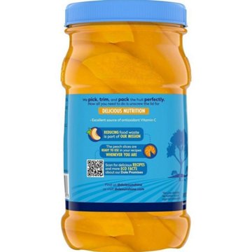 Dole Sliced Peaches in 100% Fruit Juice, 23.5 oz
