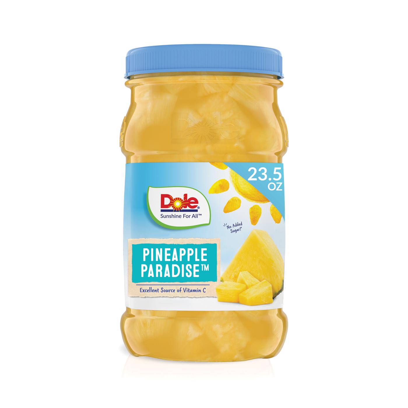 Dole Pineapple Chunks in 100% Fruit Juice Jar; image 1 of 3