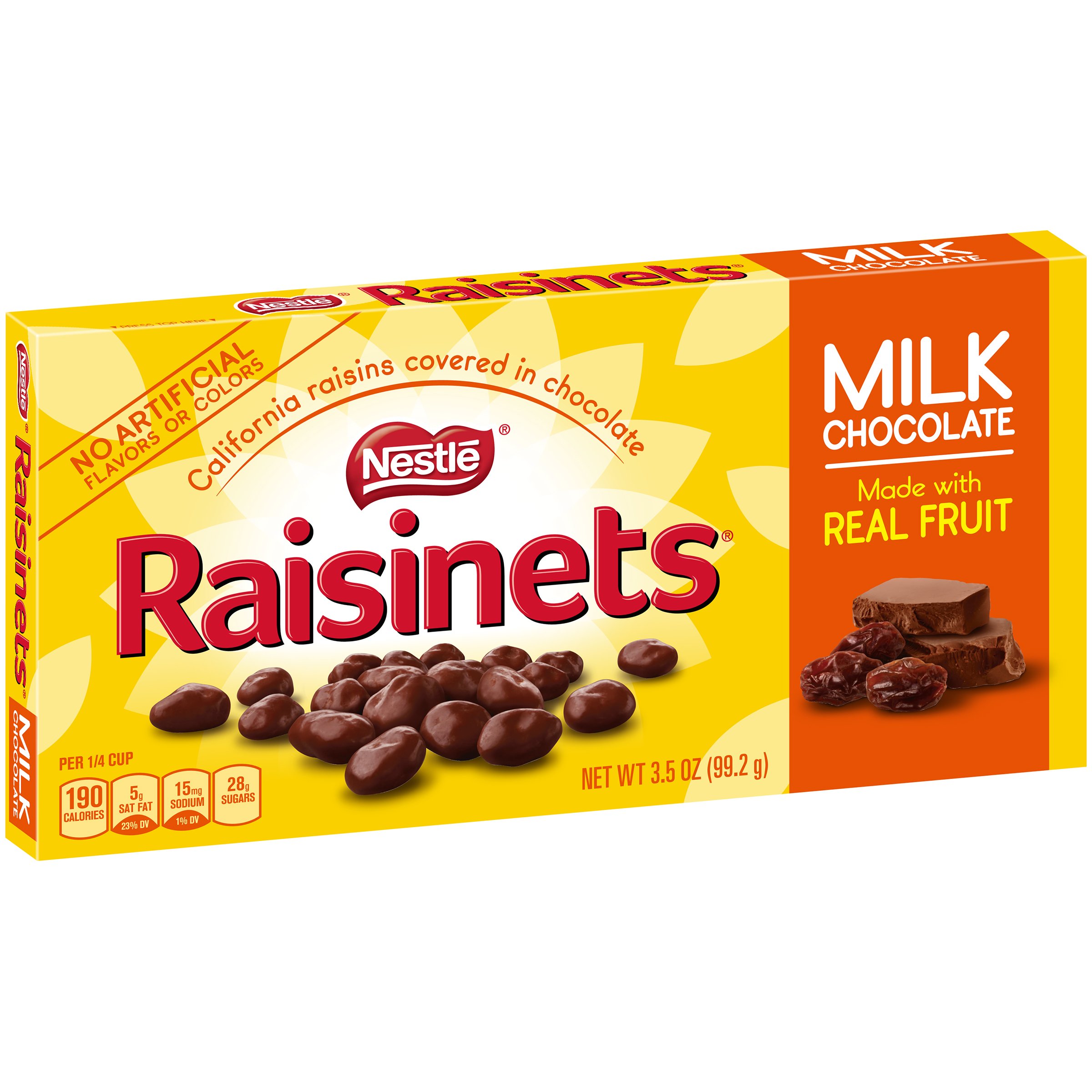Raisinets Milk Chocolate Covered California Raisins Theatre Box Shop