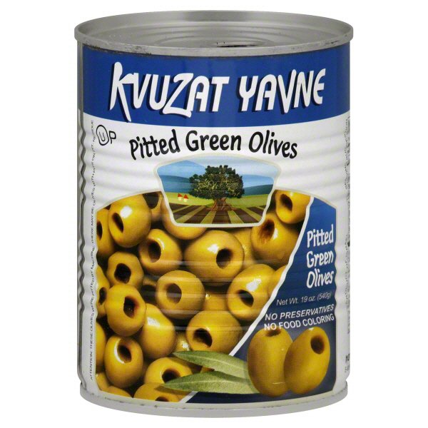 Kvuzat Yavne Kosher Pitted Green Olives - Shop Olives at H-E-B