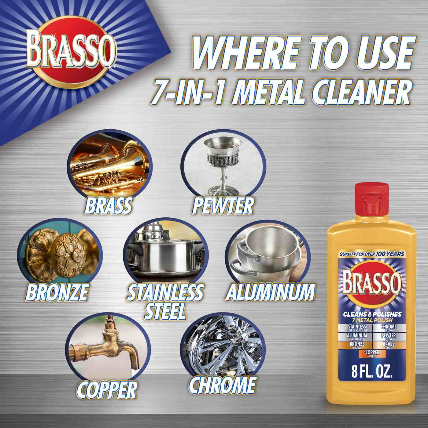Brasso Multipurpose Metal Polish; image 3 of 7