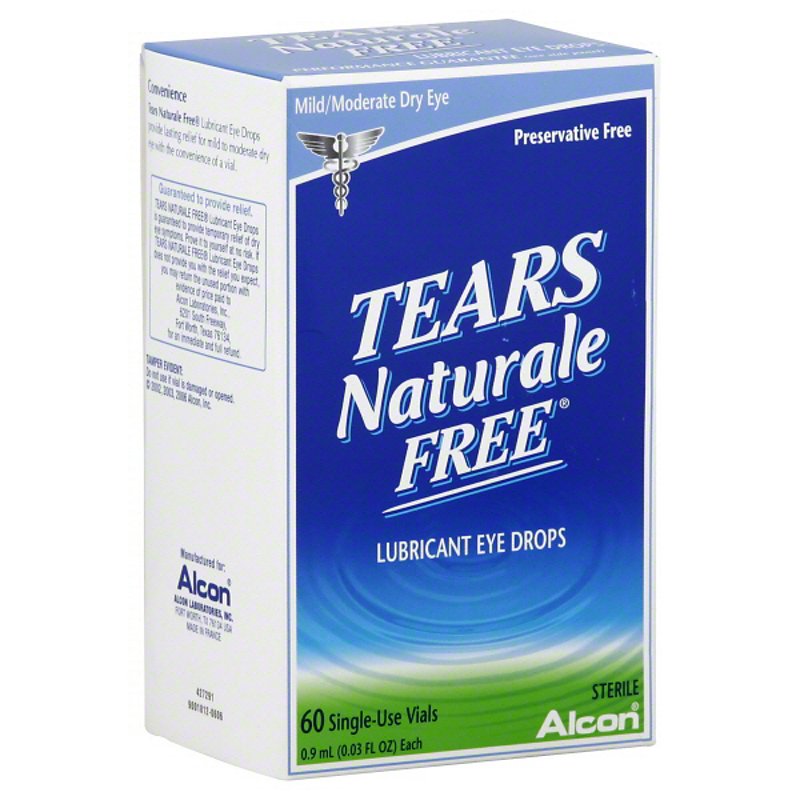 alcon tears naturale free dextran