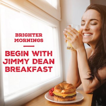 Jimmy Dean Frozen Croissant Breakfast Sandwiches - Sausage, Egg & Cheese