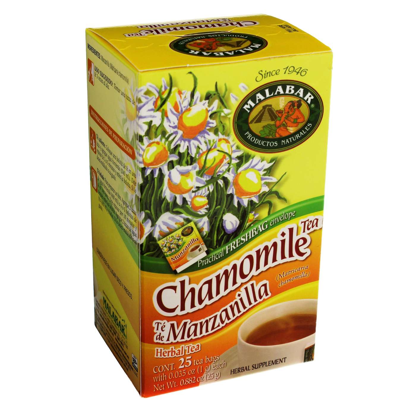Malabar Chamomile Herbal Tea Bags; image 1 of 2