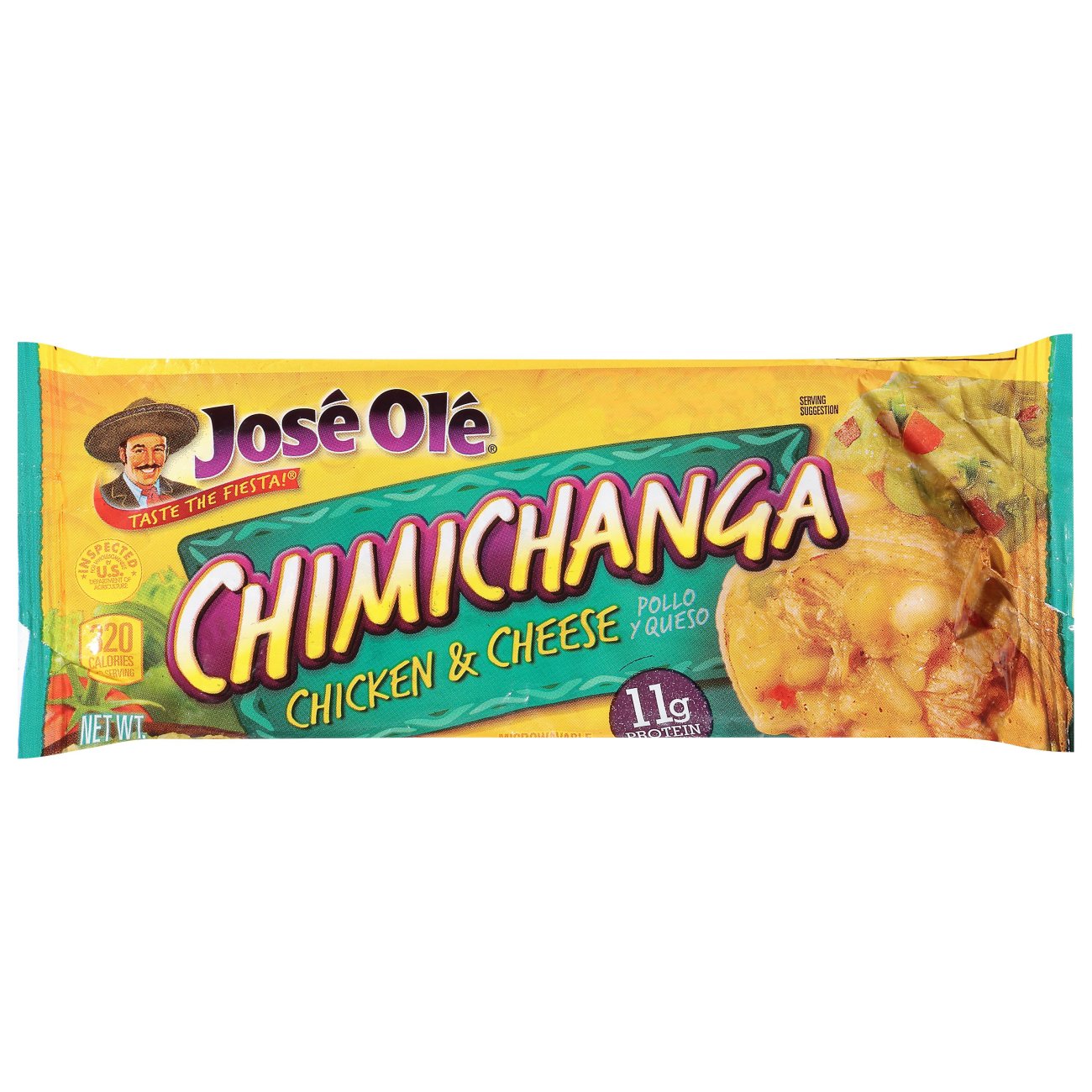 Jose Ole Chimichanga Chicken and Cheese Shop Entrees & Sides at HEB
