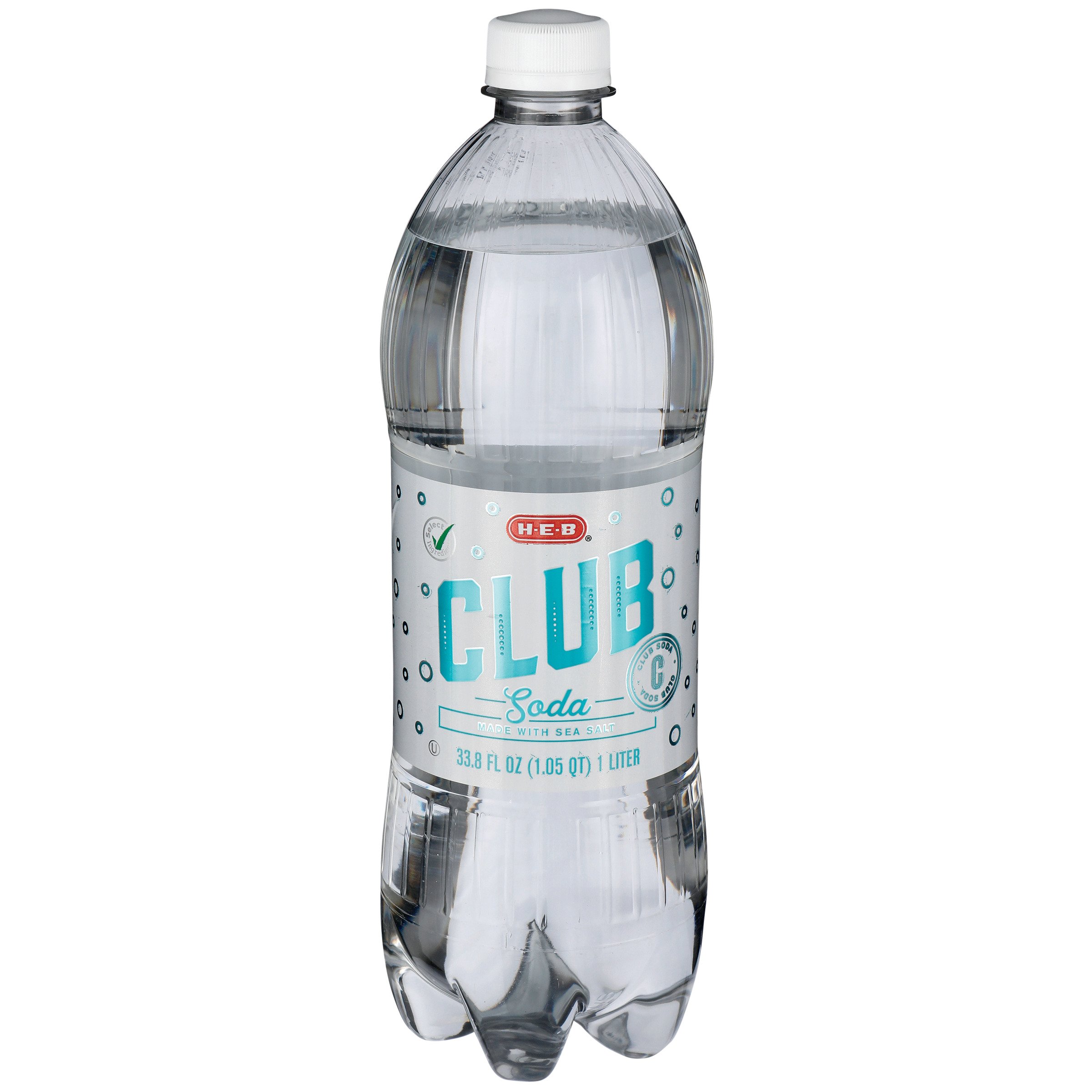 Great Value Low Sodium Club Soda Sparkling Water, 33.8 Fl Oz, 1